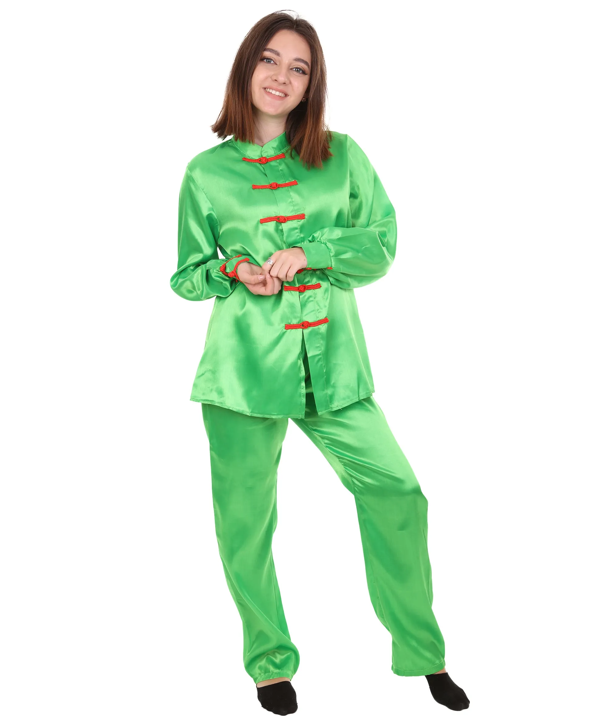 Adult Women's Chinese Traditional Kung Fu Costume | Multiple Color Options Cosplay Costume