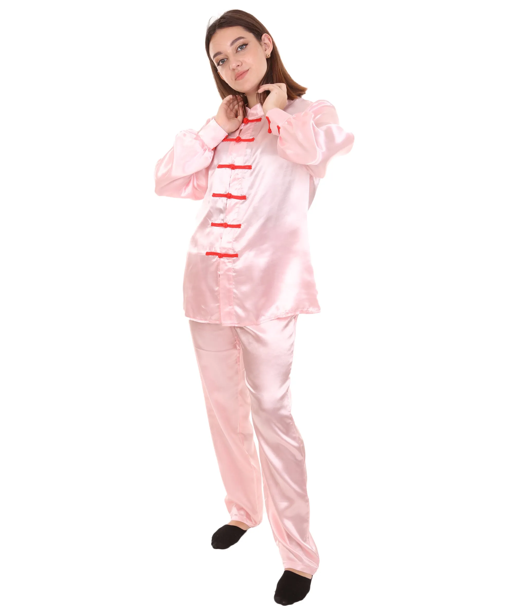 Adult Women's Chinese Traditional Kung Fu Costume | Multiple Color Options Cosplay Costume