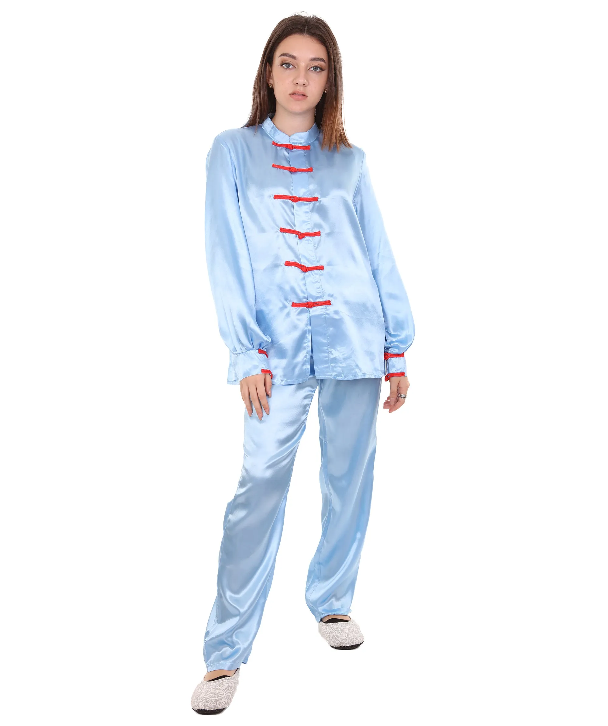 Adult Women's Chinese Traditional Kung Fu Costume | Multiple Color Options Cosplay Costume