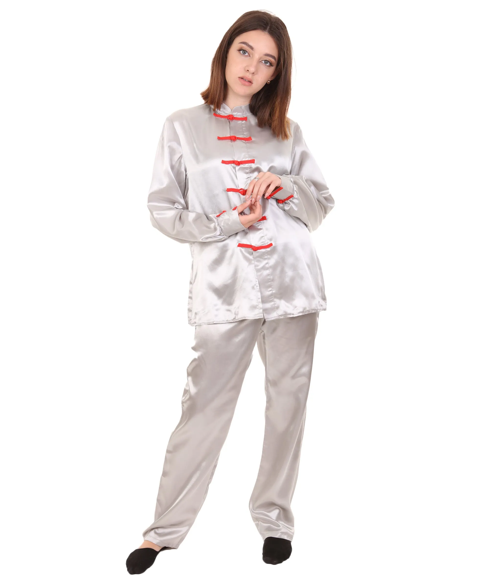 Adult Women's Chinese Traditional Kung Fu Costume | Multiple Color Options Cosplay Costume