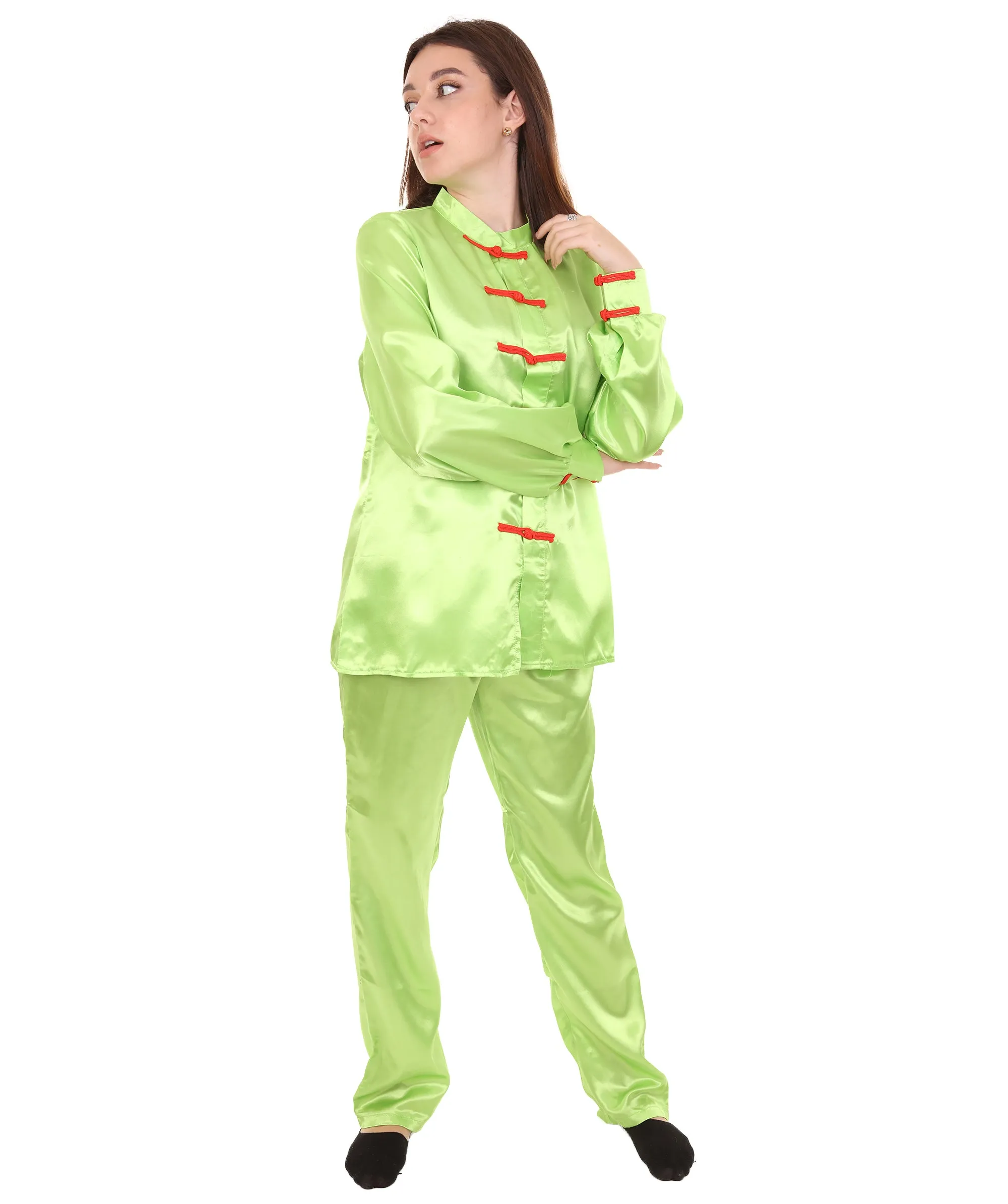 Adult Women's Chinese Traditional Kung Fu Costume | Multiple Color Options Cosplay Costume