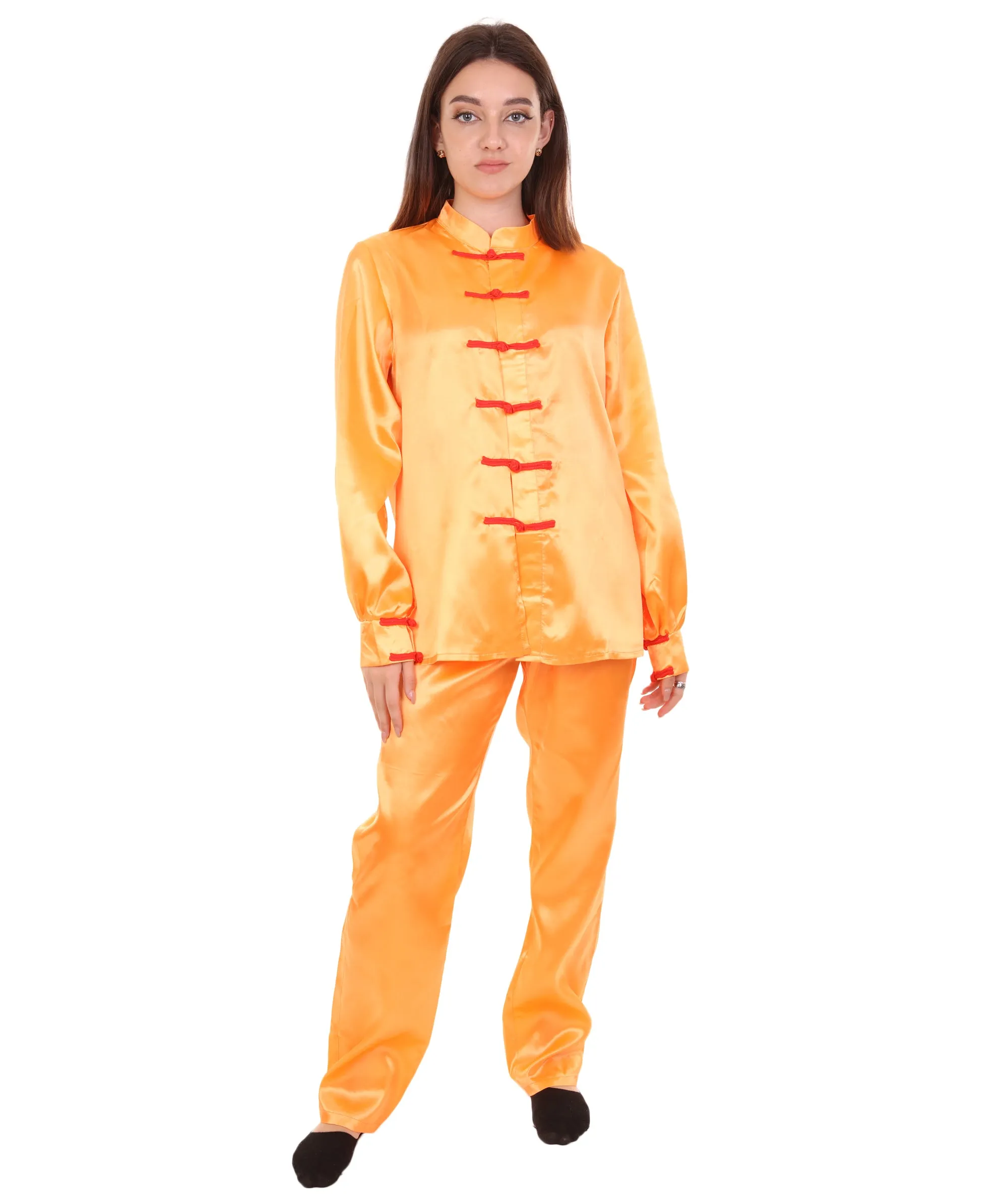 Adult Women's Chinese Traditional Kung Fu Costume | Multiple Color Options Cosplay Costume