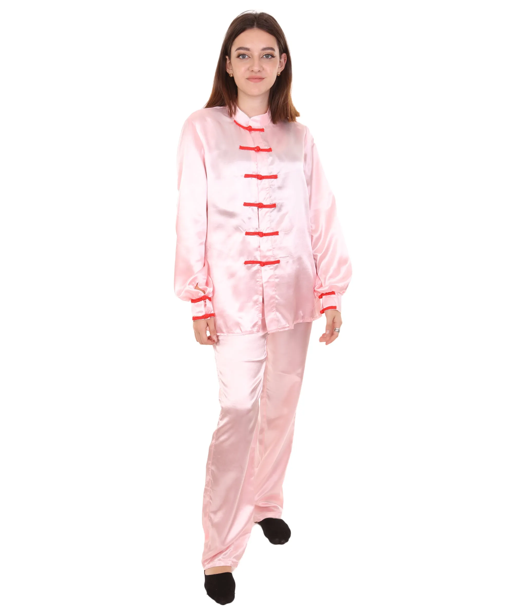 Adult Women's Chinese Traditional Kung Fu Costume | Multiple Color Options Cosplay Costume