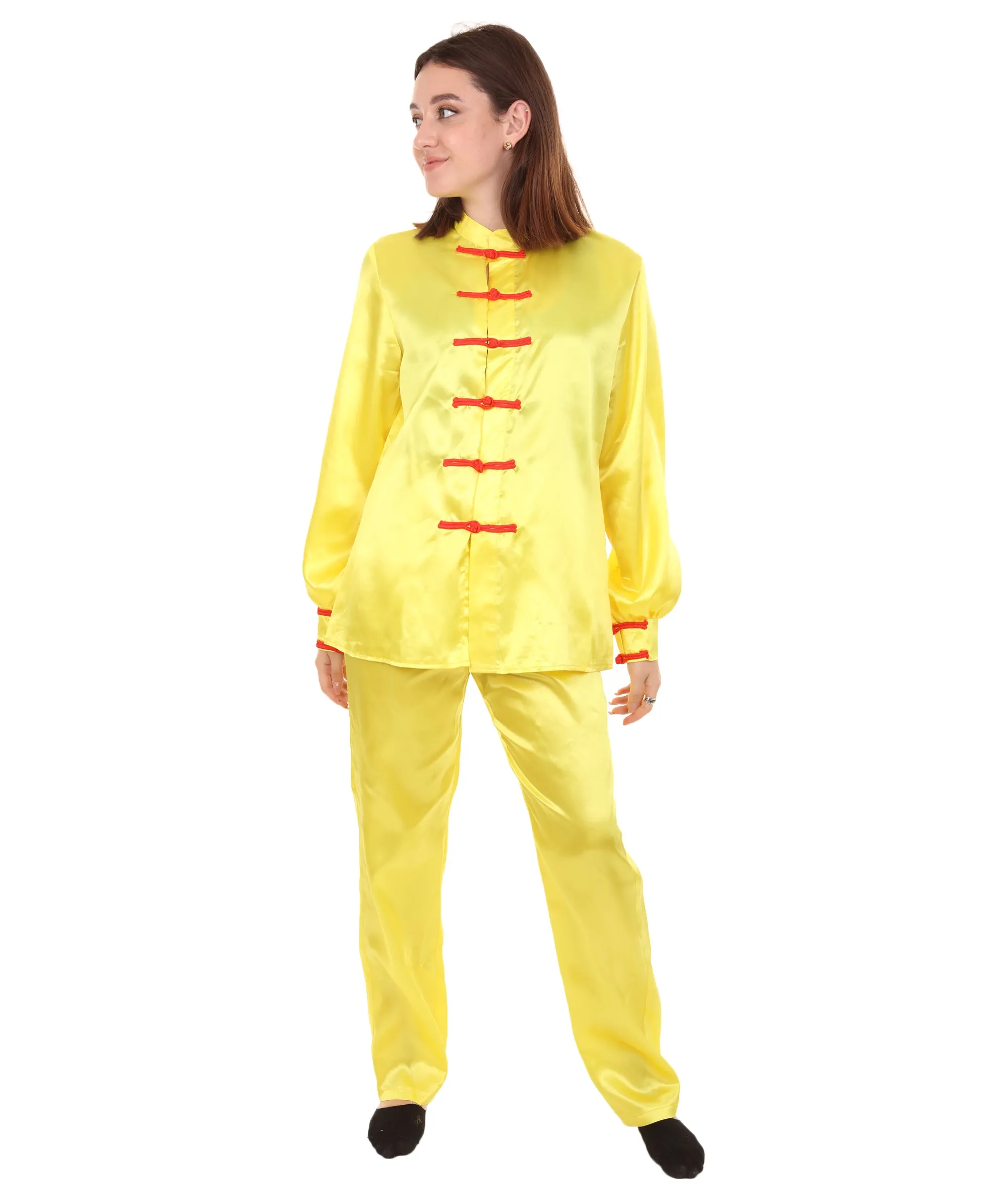 Adult Women's Chinese Traditional Kung Fu Costume | Multiple Color Options Cosplay Costume