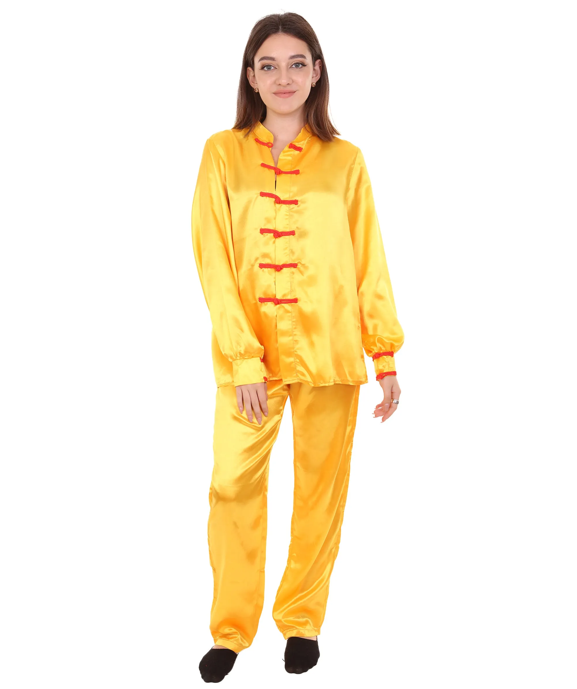 Adult Women's Chinese Traditional Kung Fu Costume | Multiple Color Options Cosplay Costume