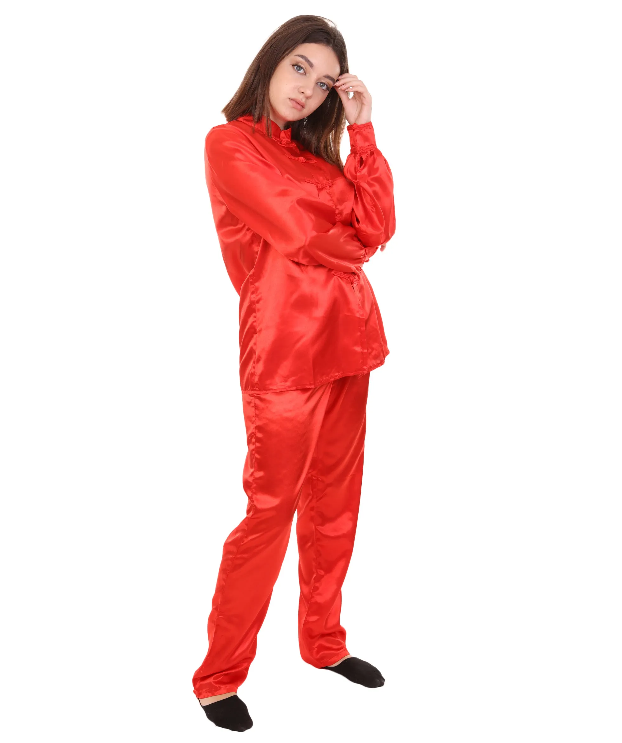 Adult Women's Chinese Traditional Kung Fu Costume | Multiple Color Options Cosplay Costume