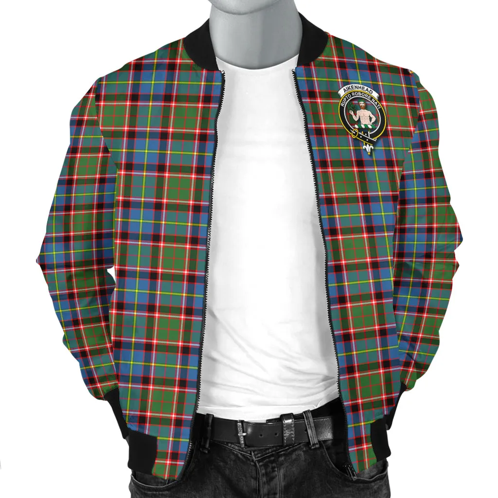 Aikenhead Tartan Bomber Jacket with Family Crest