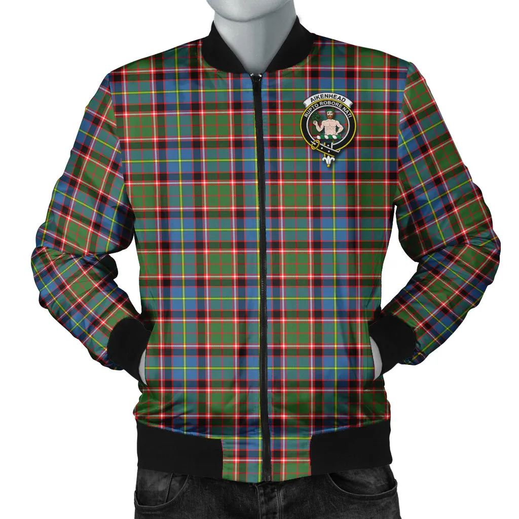 Aikenhead Tartan Bomber Jacket with Family Crest