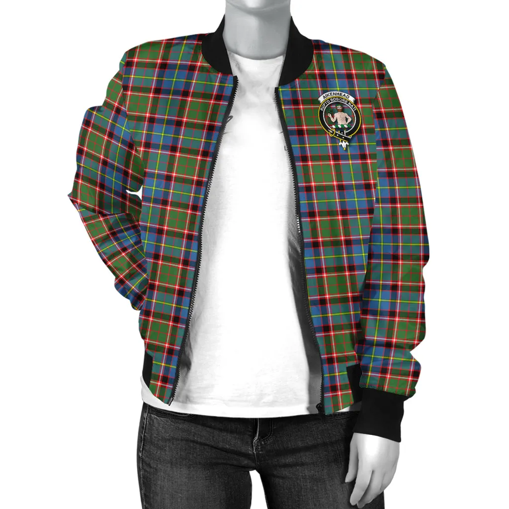 Aikenhead Tartan Bomber Jacket with Family Crest