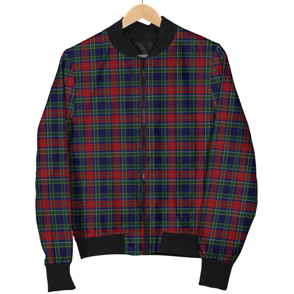 Allison Red Tartan Bomber Jacket