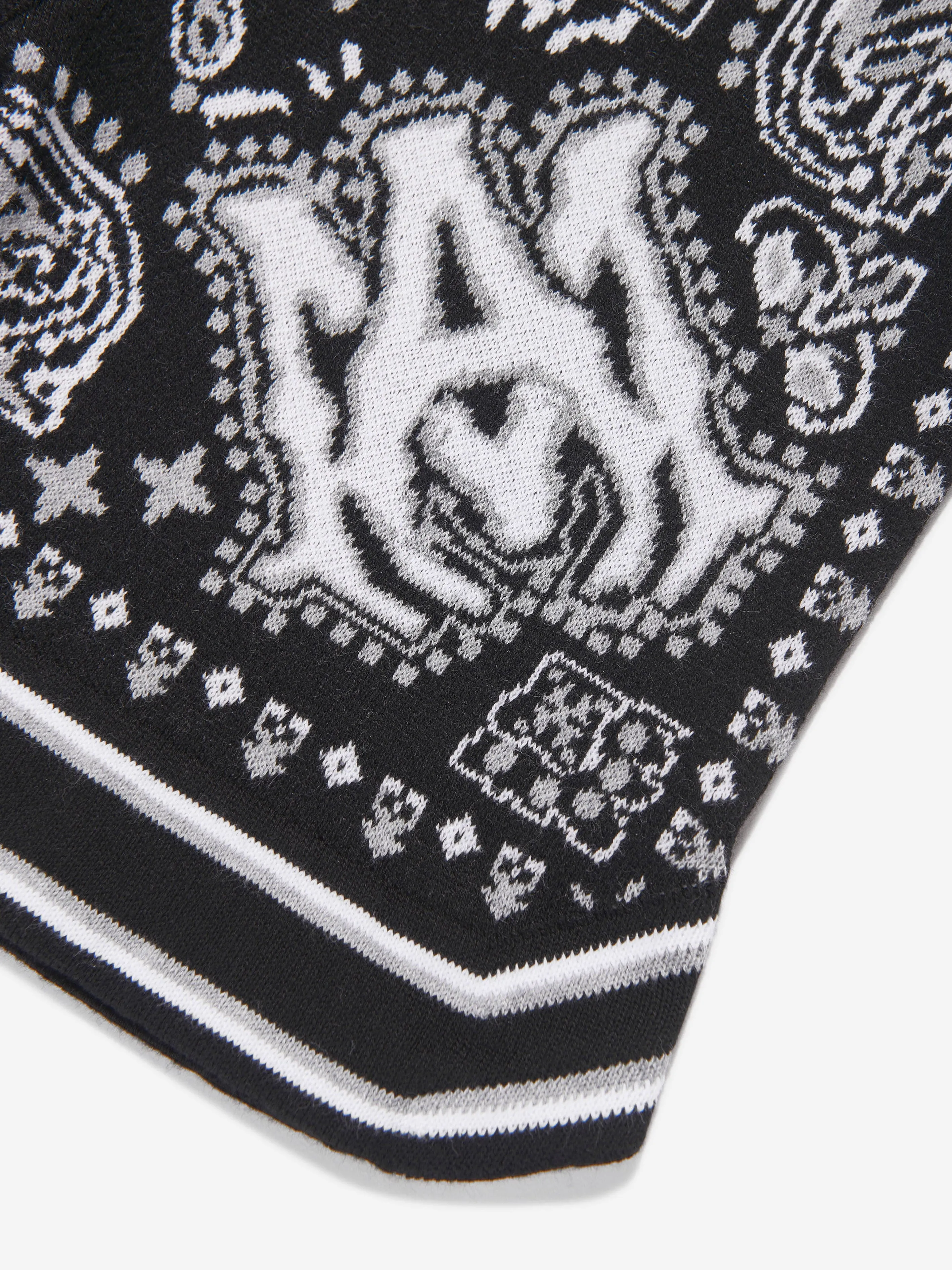 Amiri Boys Bandana Shorts in Black