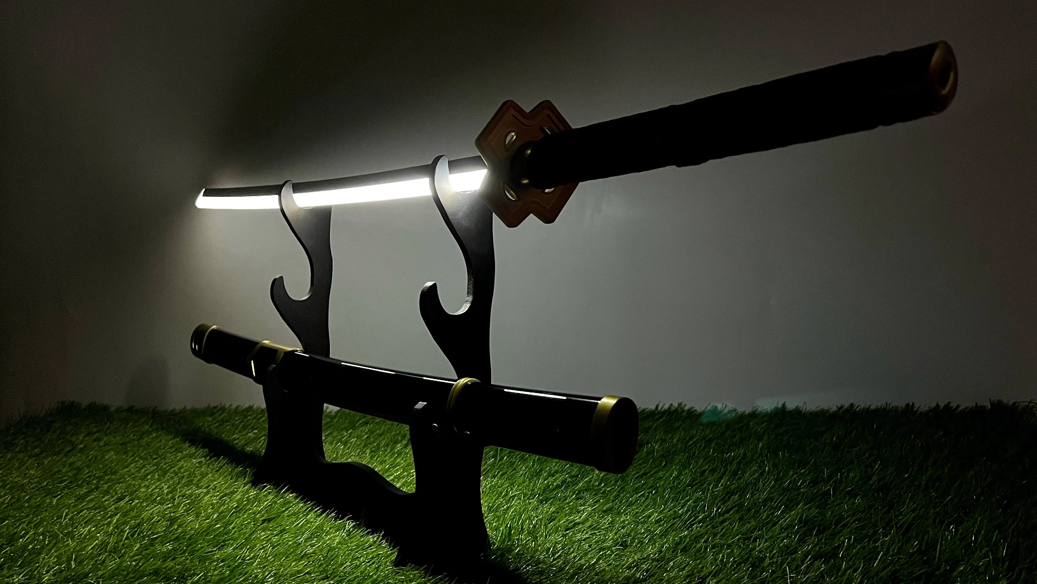 ANIME THEMED LED KATANA | Roronoa Zoro Yubashiri Sword | 108 CM | Full Tang | Preorder Now | Delivery in 7 Days!