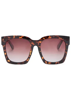 Anonymous Sunglasses in Tortoise/Brown Gradient