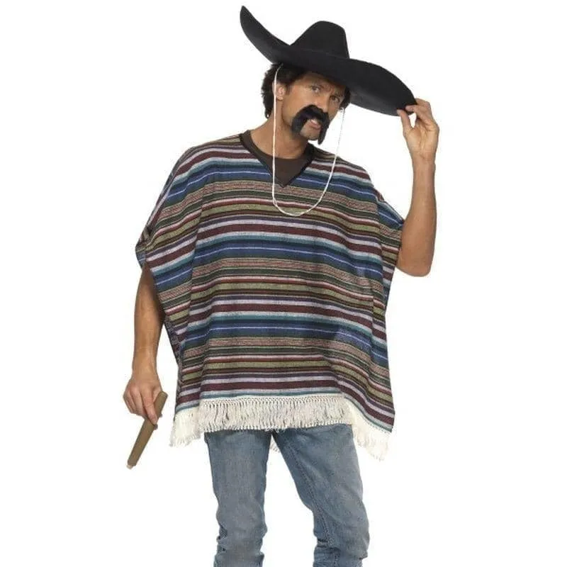 Authentic Looking Poncho Adult