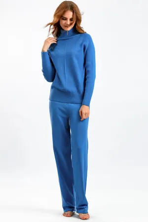 Basic Bae Turtleneck Raglan Sleeve Top and Pants Sweater Set