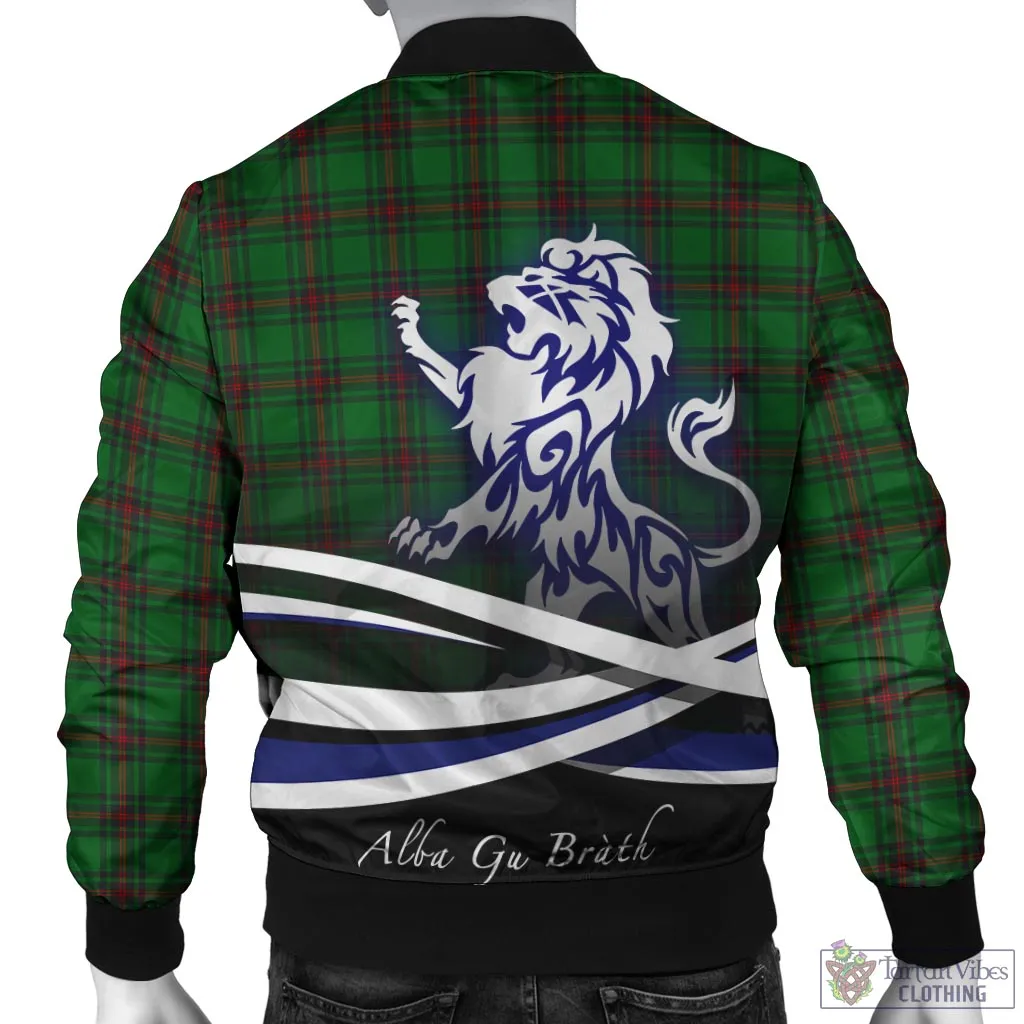 Beveridge Tartan Bomber Jacket with Alba Gu Brath Regal Lion Emblem