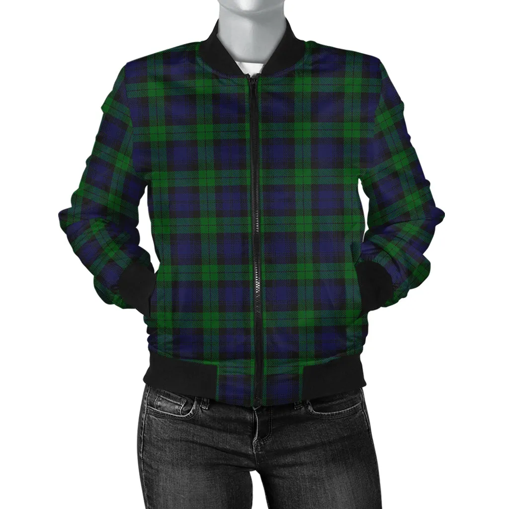 Black Watch Tartan Bomber Jacket