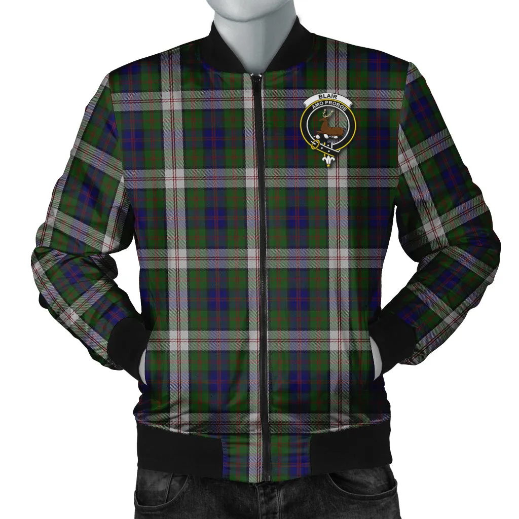 Blair Dress Tartan Bomber Jacket with Family Crest