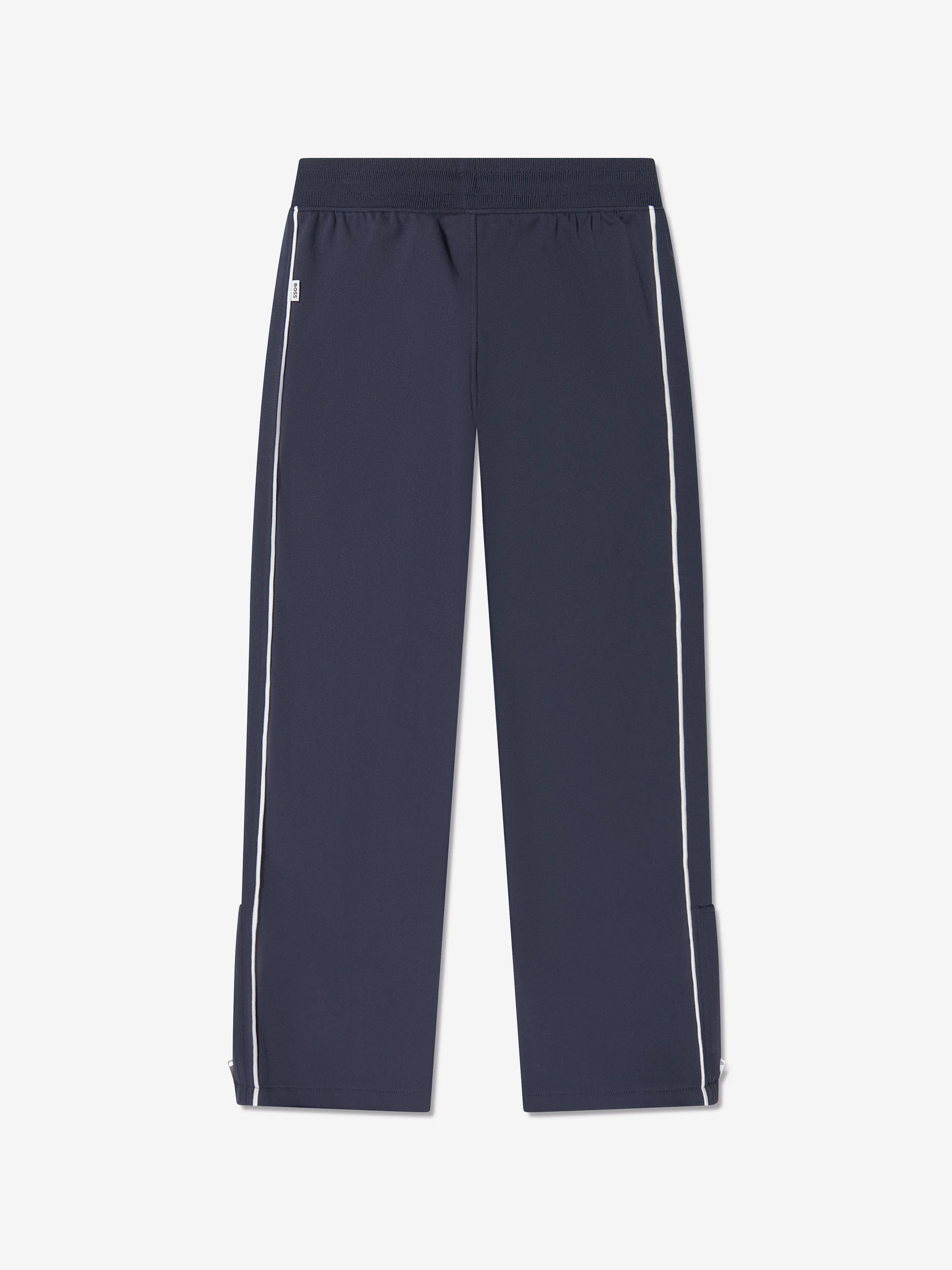 BOSS Boys Track Pants in Navy