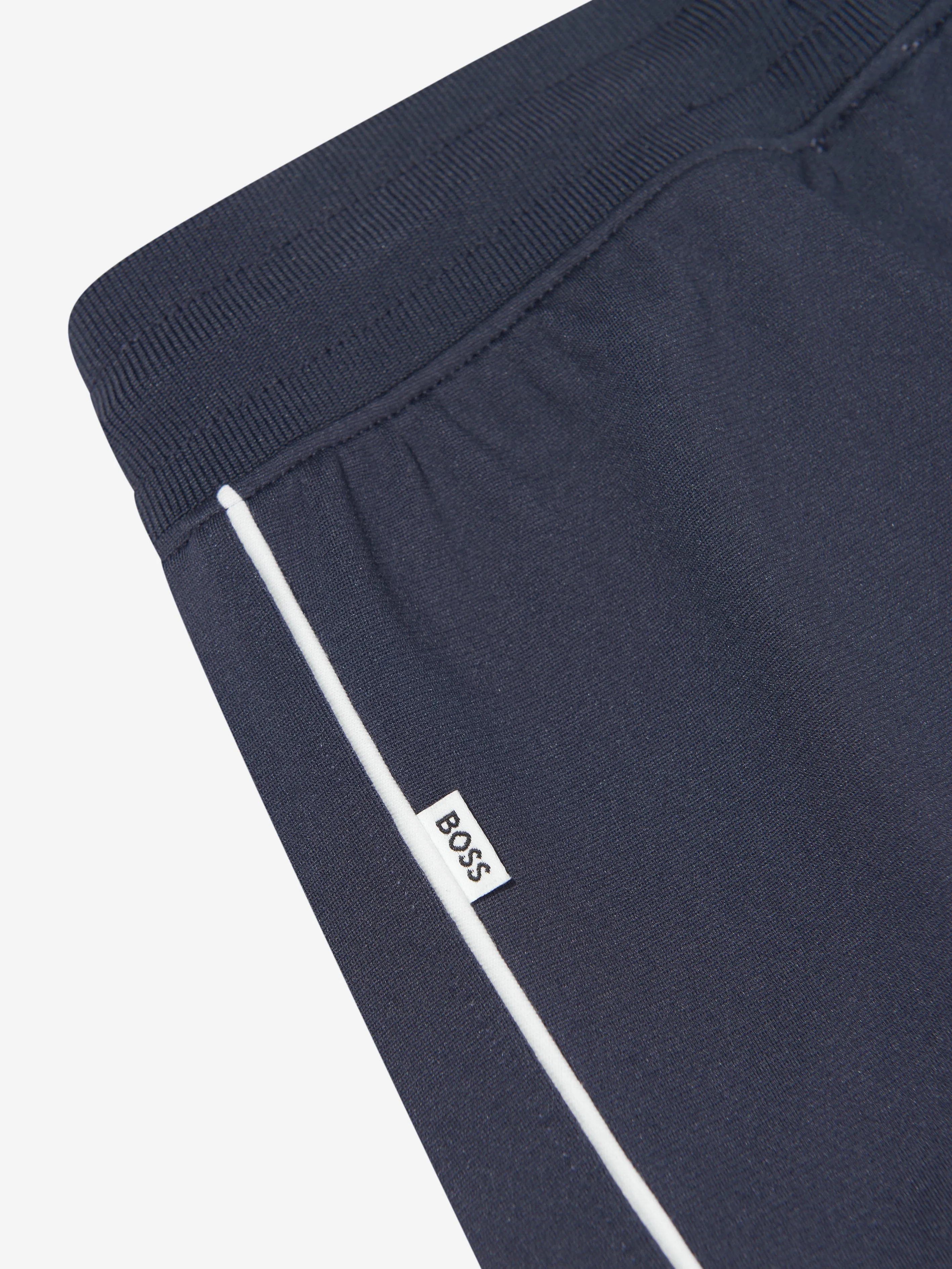 BOSS Boys Track Pants in Navy