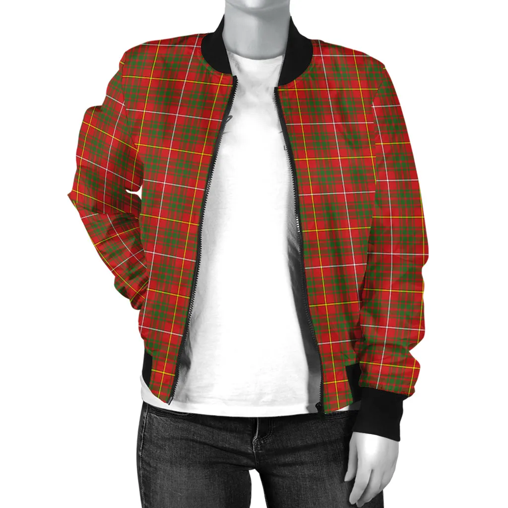 Bruce Modern Tartan Bomber Jacket