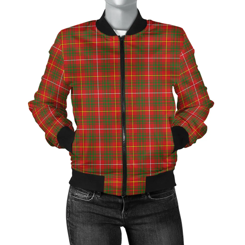 Bruce Modern Tartan Bomber Jacket