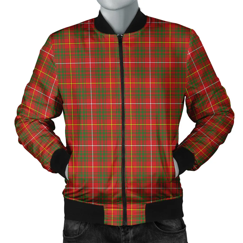 Bruce Modern Tartan Bomber Jacket