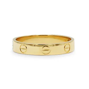 Cartier 3.6mm Love Ring - Size 54