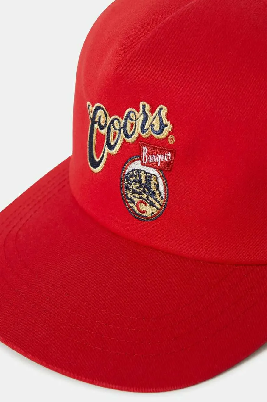 Coors Start Your Legacy Banquet Hops Snapback - Red