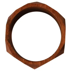 Costume National Chic Unisex Wooden Bracelet