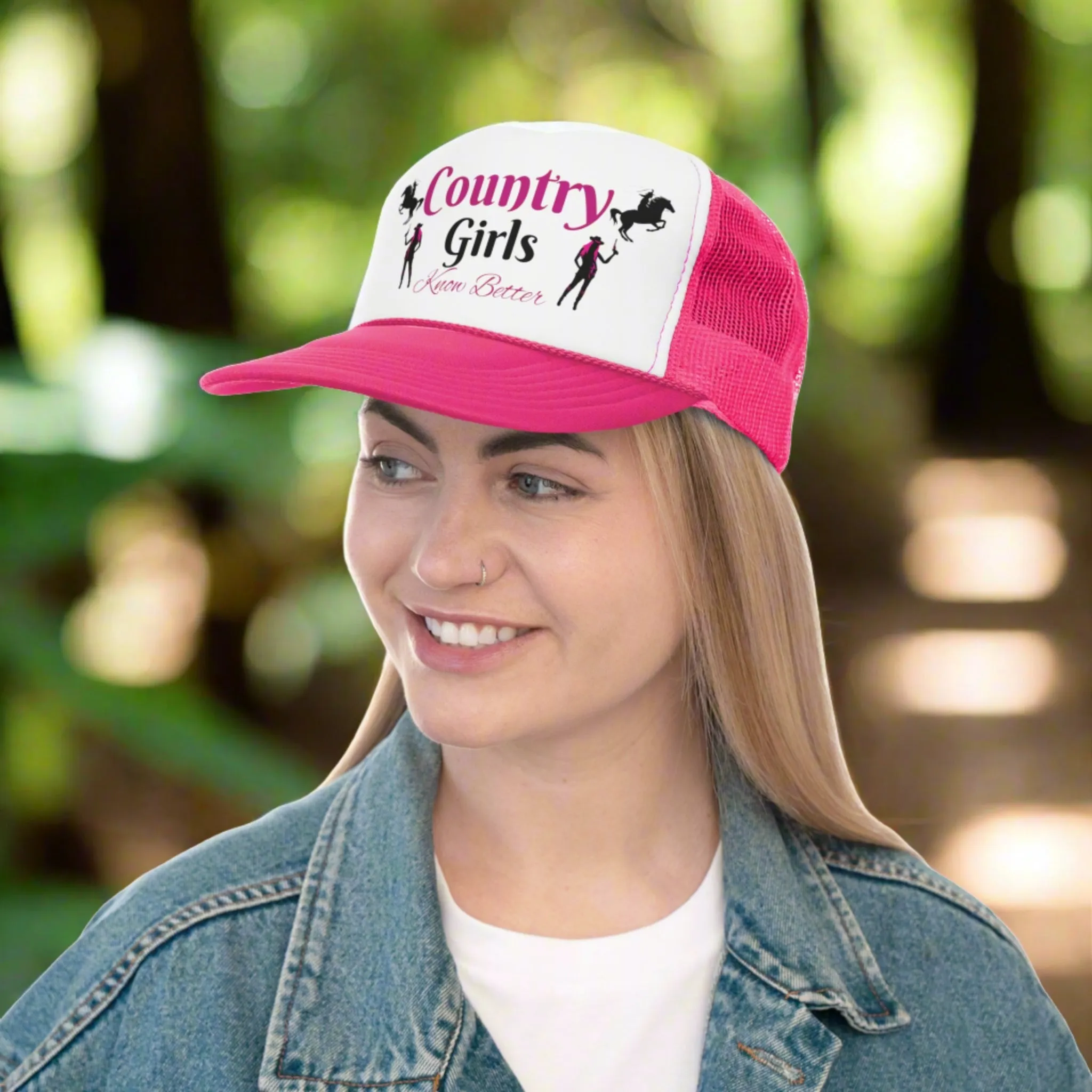 Country Girls Know Better Trucker Caps