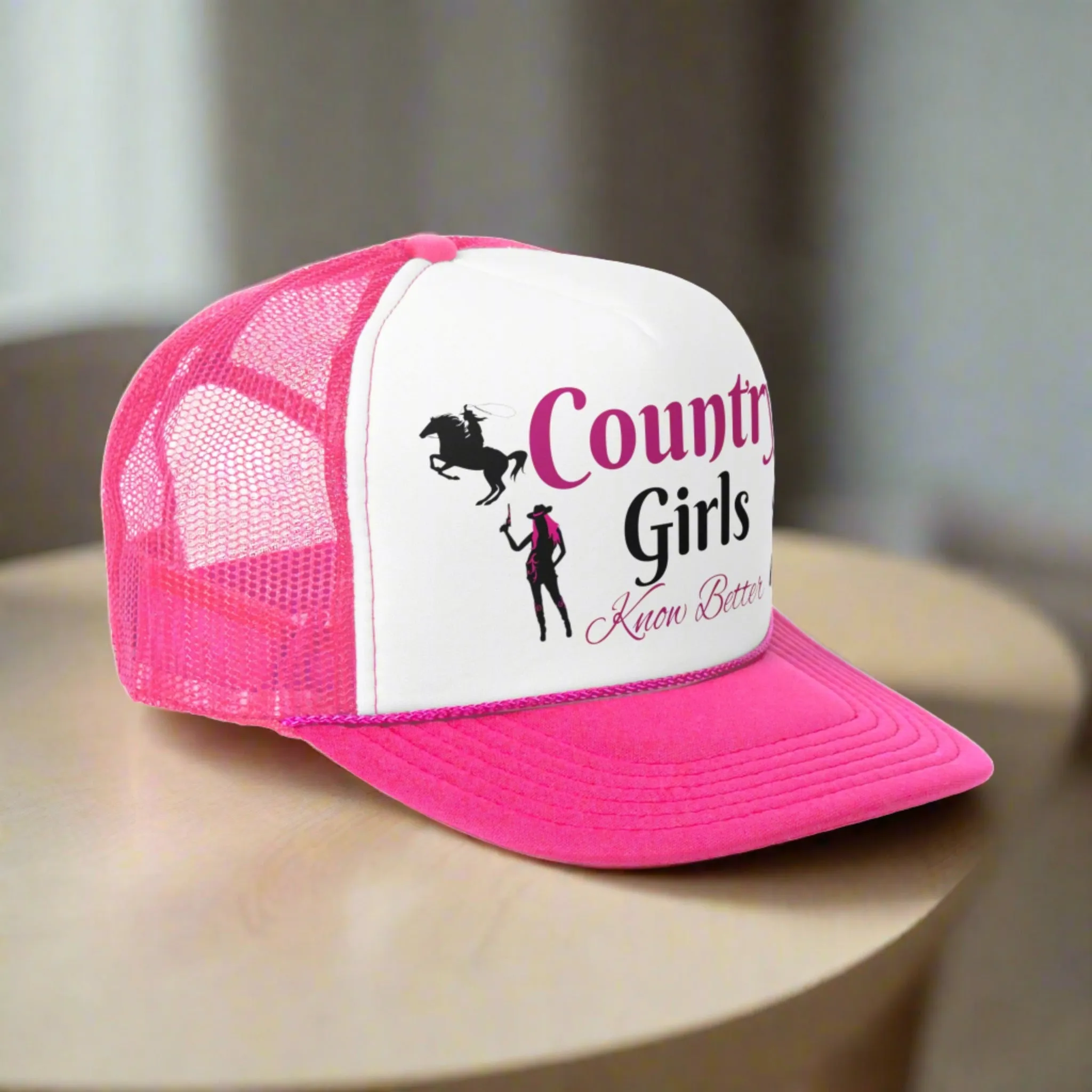 Country Girls Know Better Trucker Caps