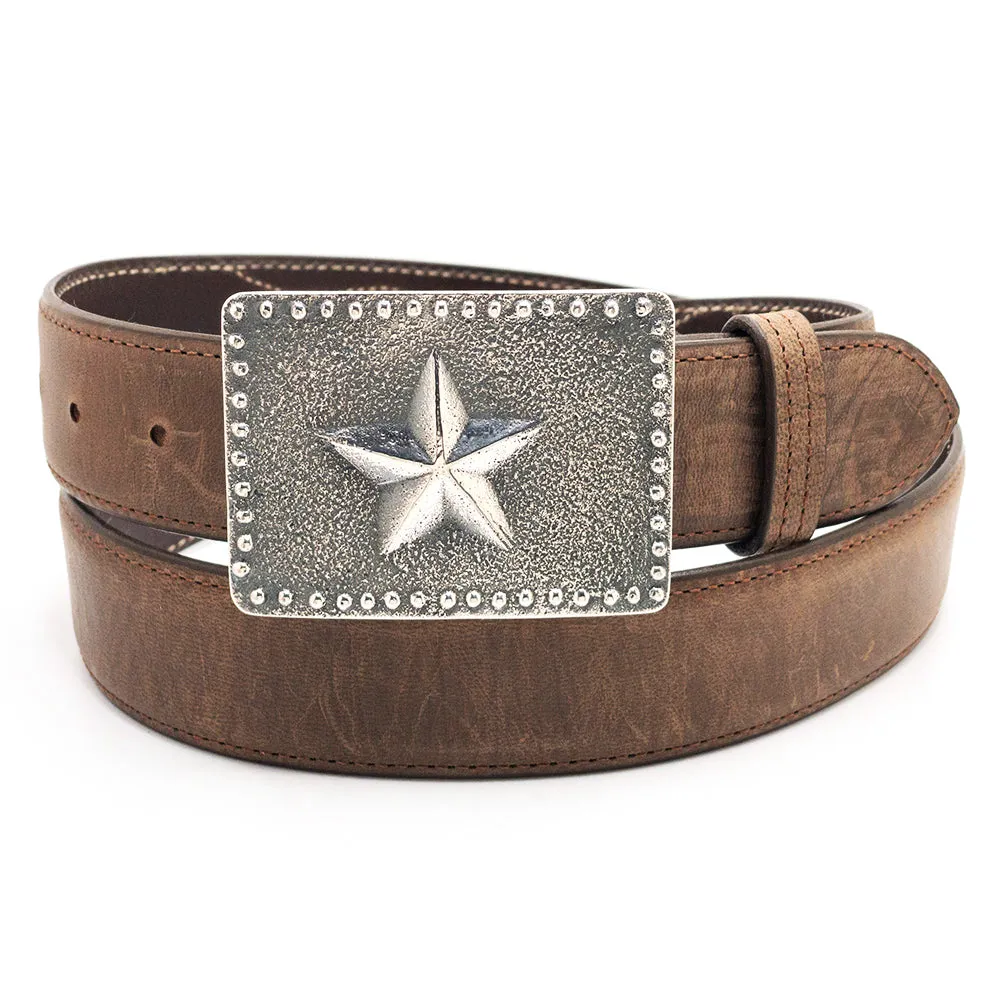 Dughlas James Lone Star Rectangle One Piece Buckle 1.5