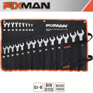 FIXMAN FIXMAN 23PCS COMBINATION SPANNER SET 6MM - 32MM FIX B0910