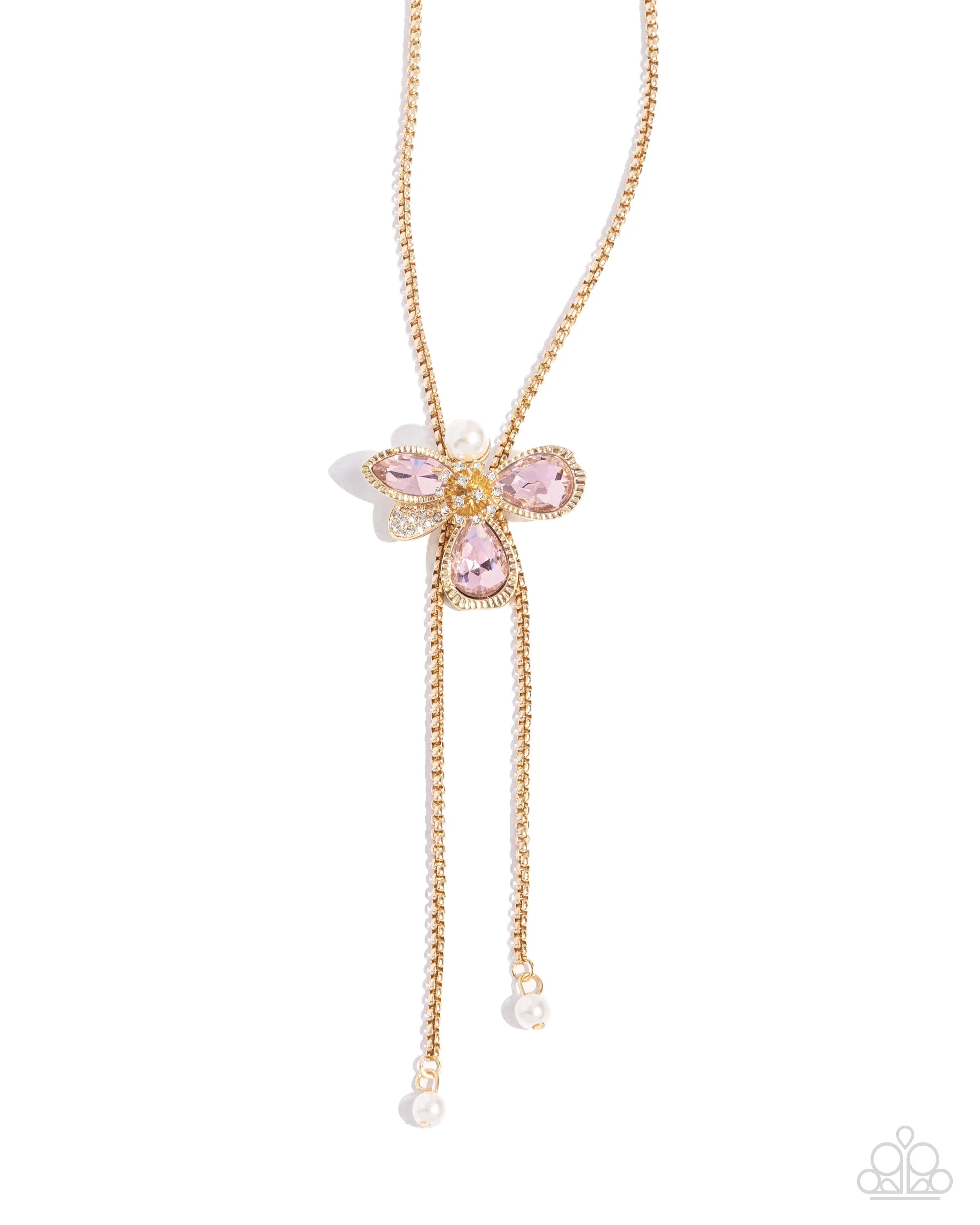 FLORAL Values - Pink Necklace