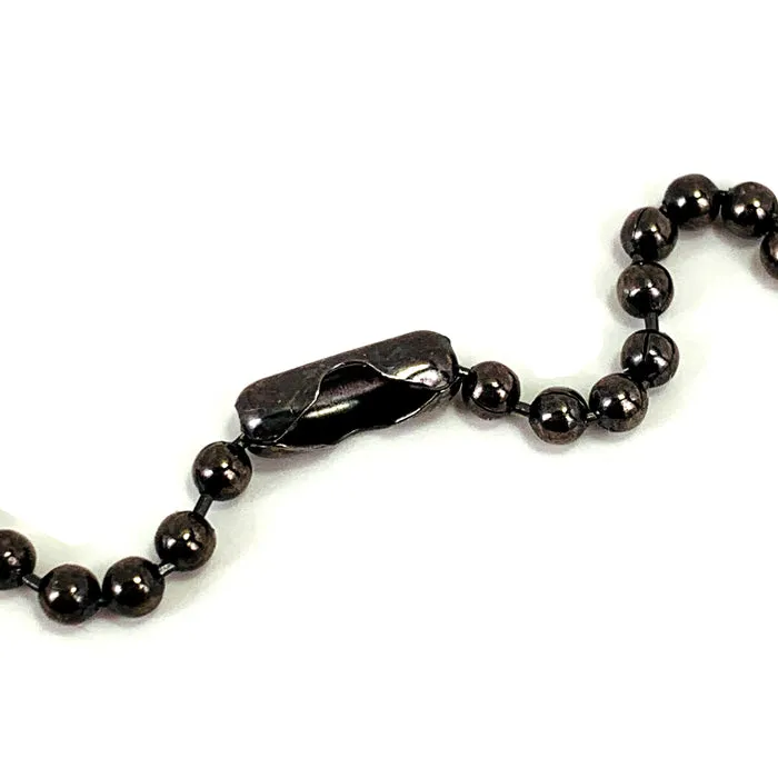 Football Gunmetal Finish Necklace