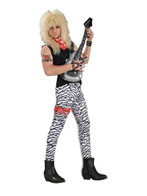 Forum Novelties Men's 80's To The Maxx Zebra Pants Costume, Black/White, One Size