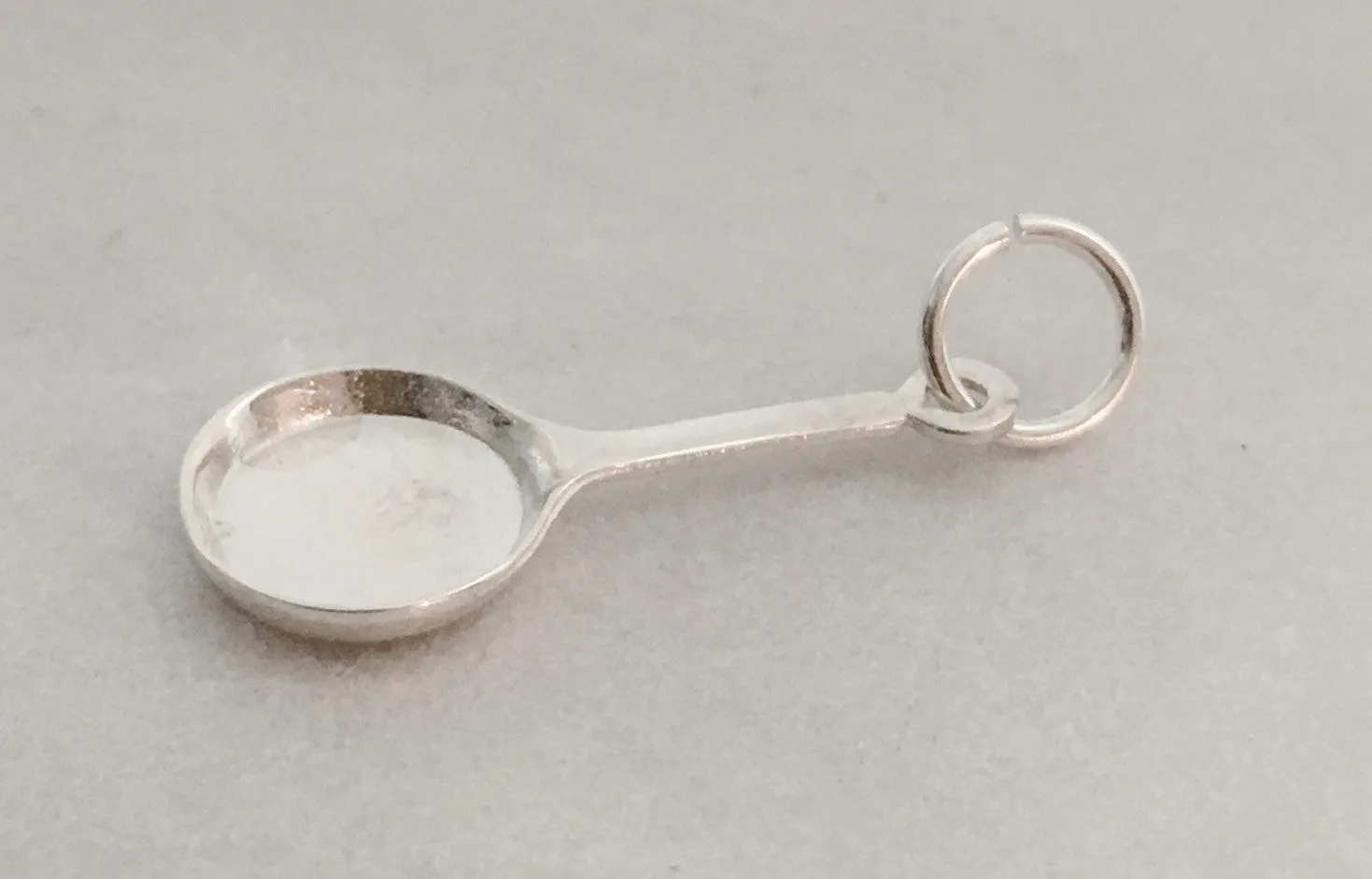 French Frying Pan Charm in Sterling Silver