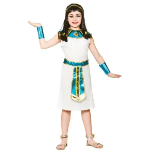 Girls Cleopatra Egyptian Queen Fancy Dress Halloween Costume