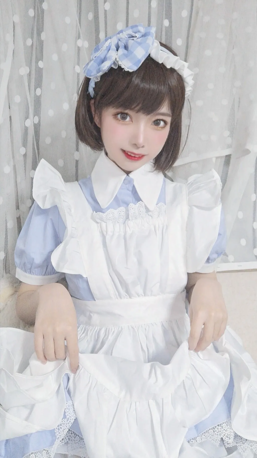 Japan anime maid dress set cosplay