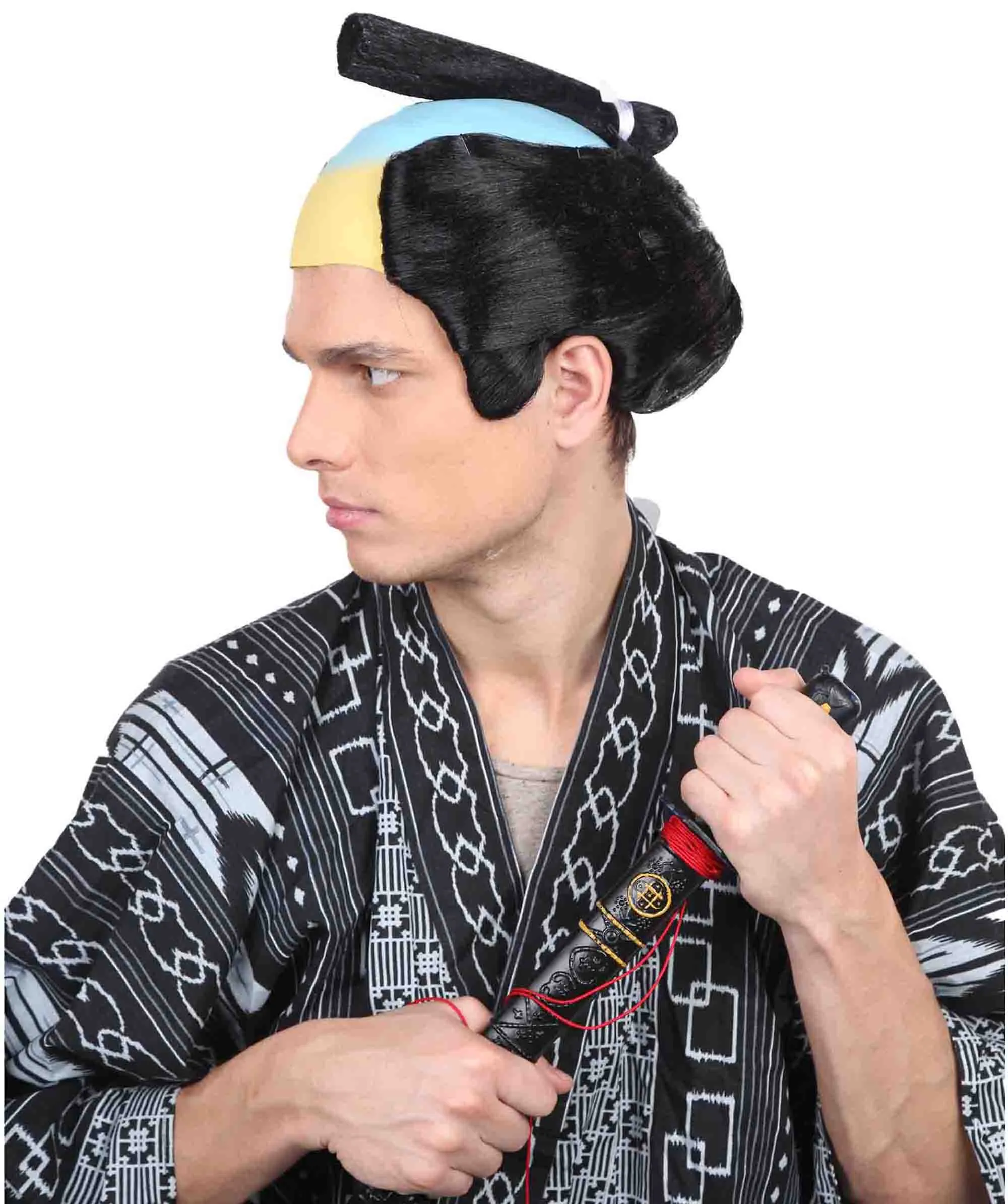 Japanese Shogun Wig Black