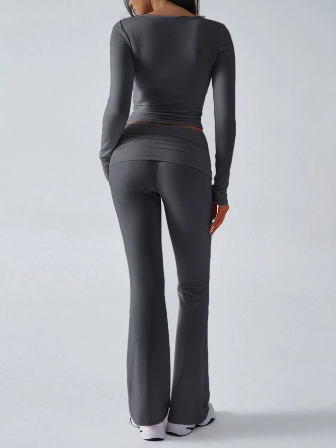 Long Sleeve Top and Pants Activewear Set