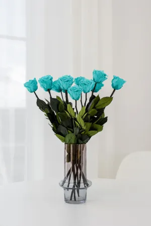 Long Stem Roses | Turquoise Roses