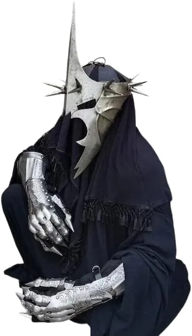 Lord of the Rings Medieval Nazgul Witch King Full Body Armor Cosplay Halloween Costume