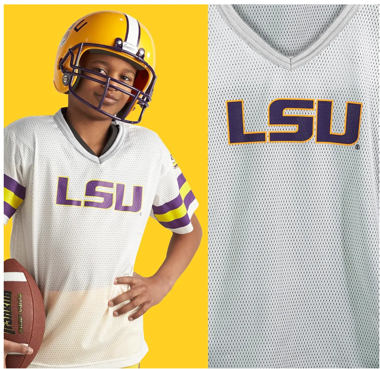 LSU Football Uniform Set