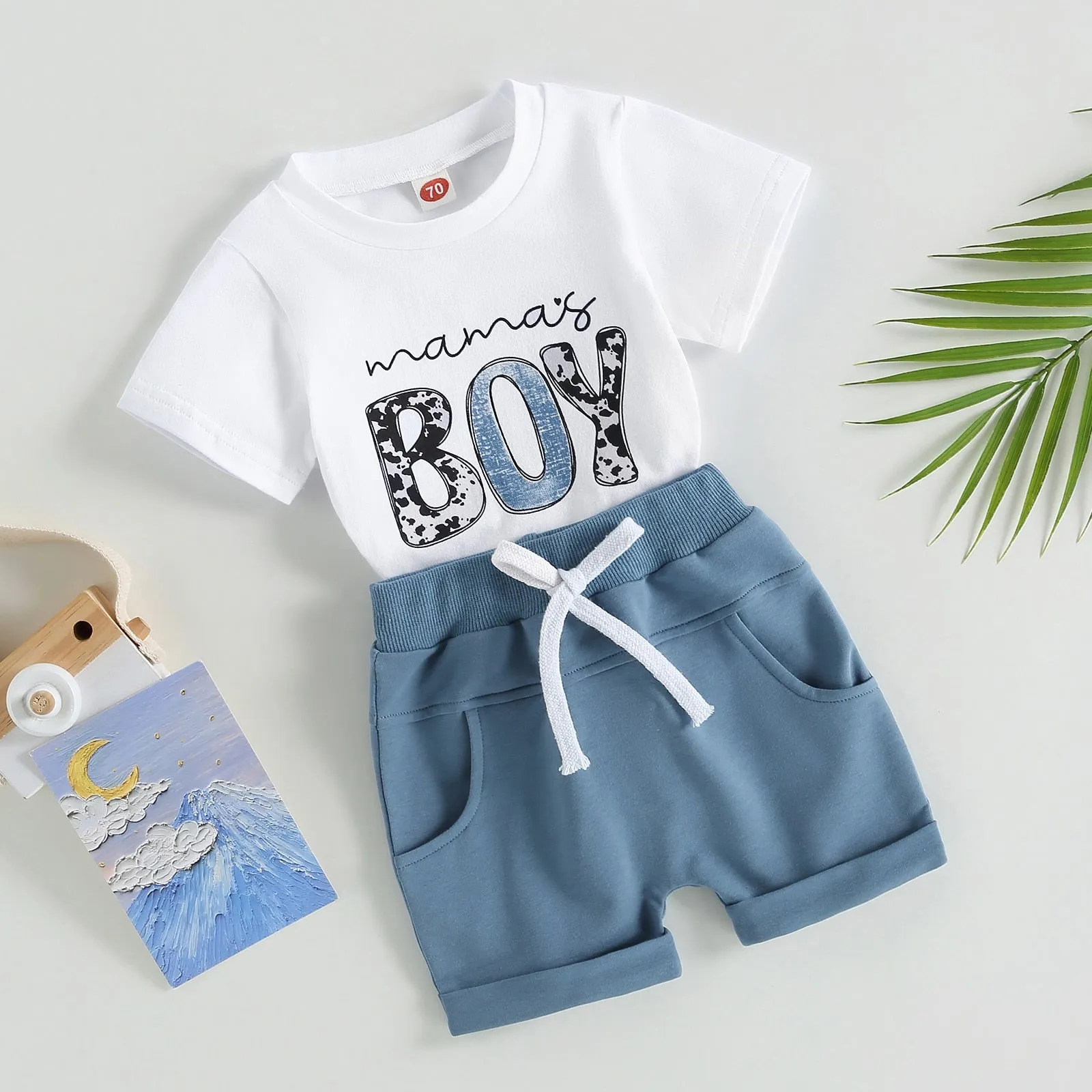 Mamas boy - Cute Boys Casual Set