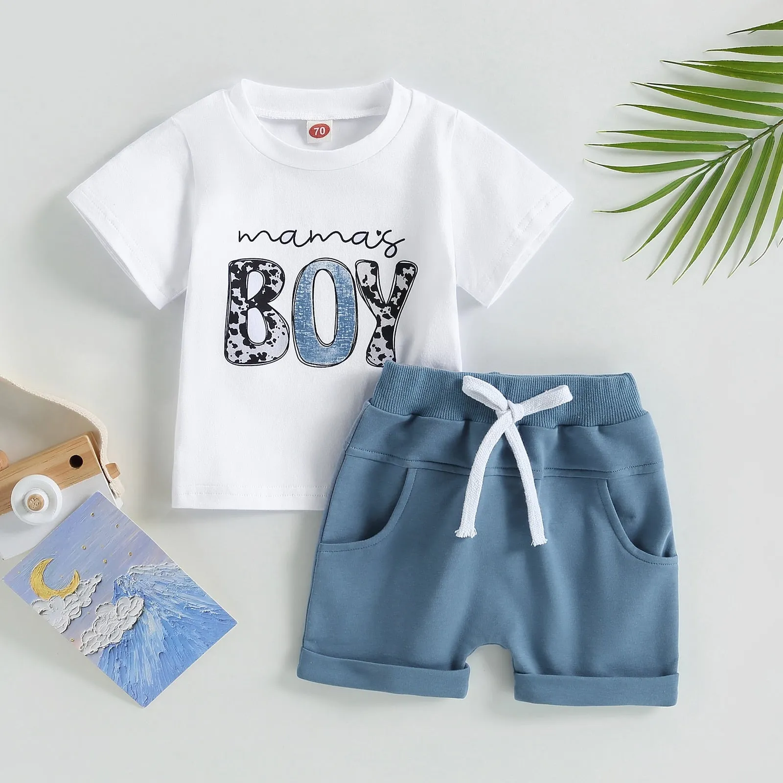 Mamas boy - Cute Boys Casual Set