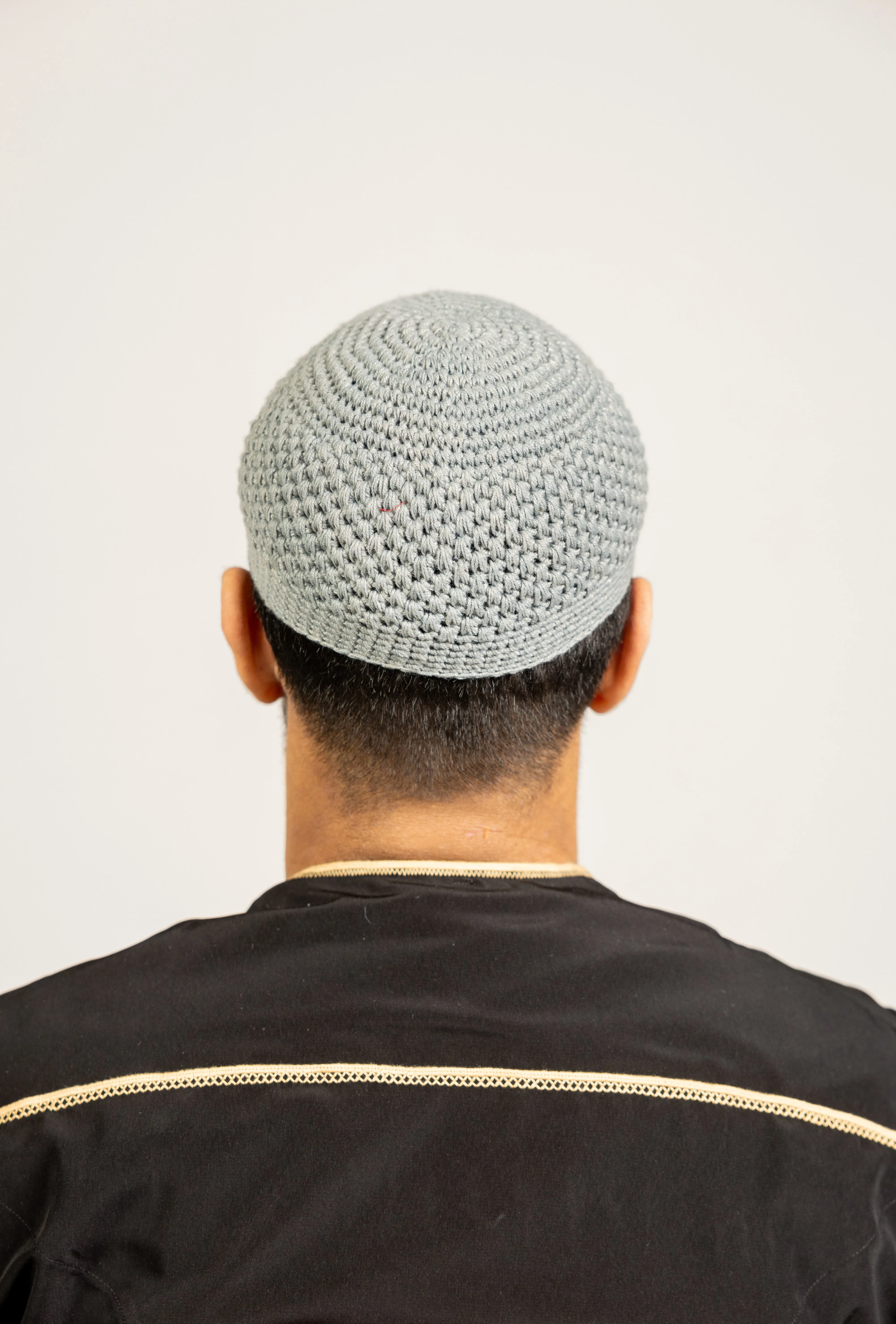 Mens Soft Wool Knitted Topi Islamic Prayer Hat One Size