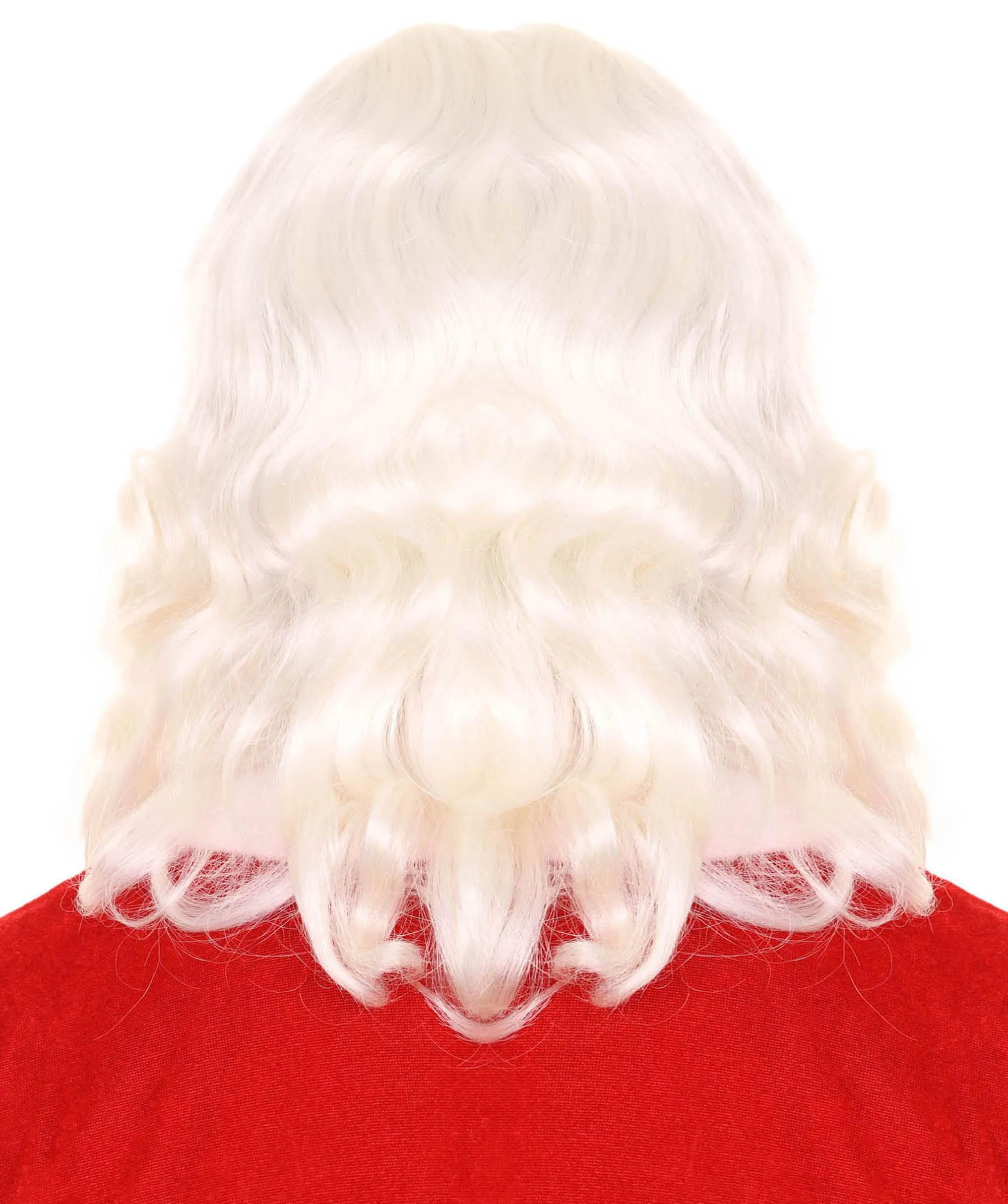 Merry Christmas Santa Claus Wig and Beard Set | Premium Breathable Capless Cap