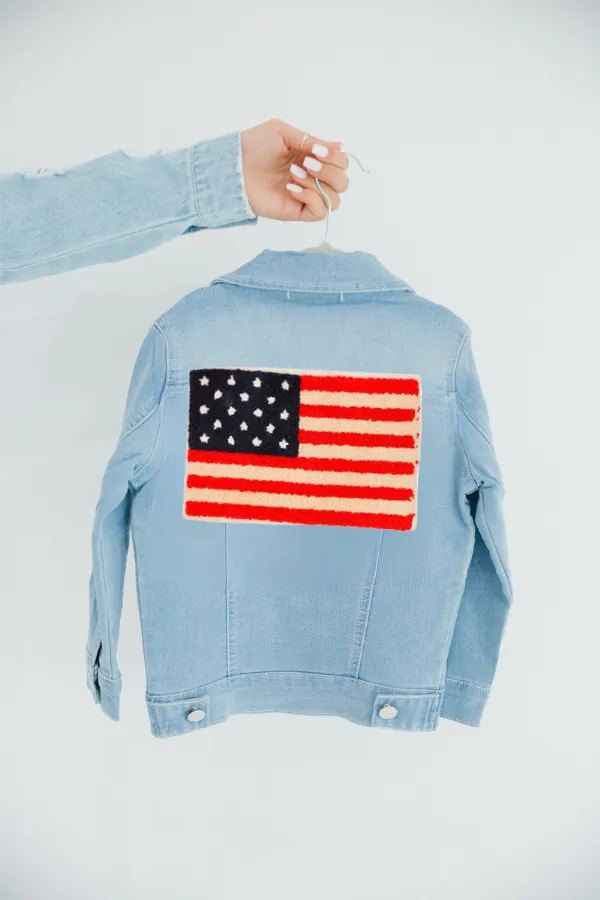 MINI KIDS LAND OF THE FREE DENIM JACKET